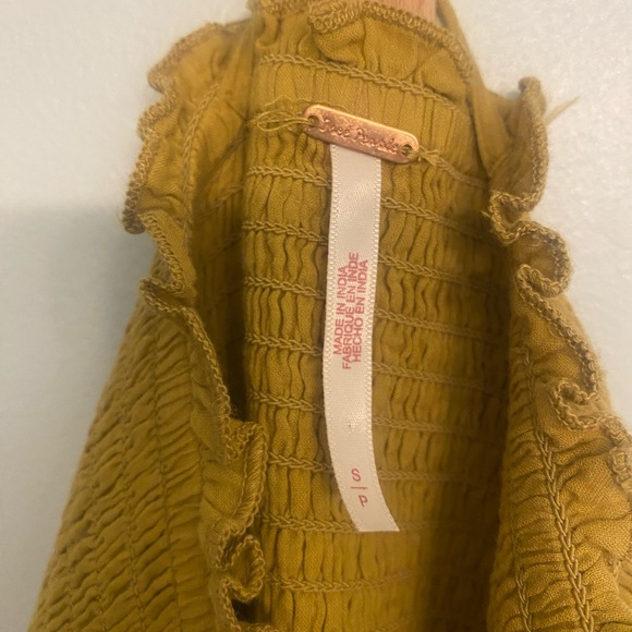 FREE PEOPLE CONVERTIBLE SMOCKED DRESS SKIRT - Picture 5 of 5